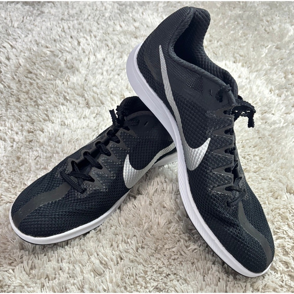 Nike Zoom Rival D 10 Track Field Spikes Mens Black Silver 907566-003